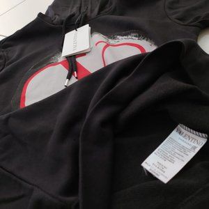 VALENTION MEN SWEAT TSHIRT COLOR BLACK